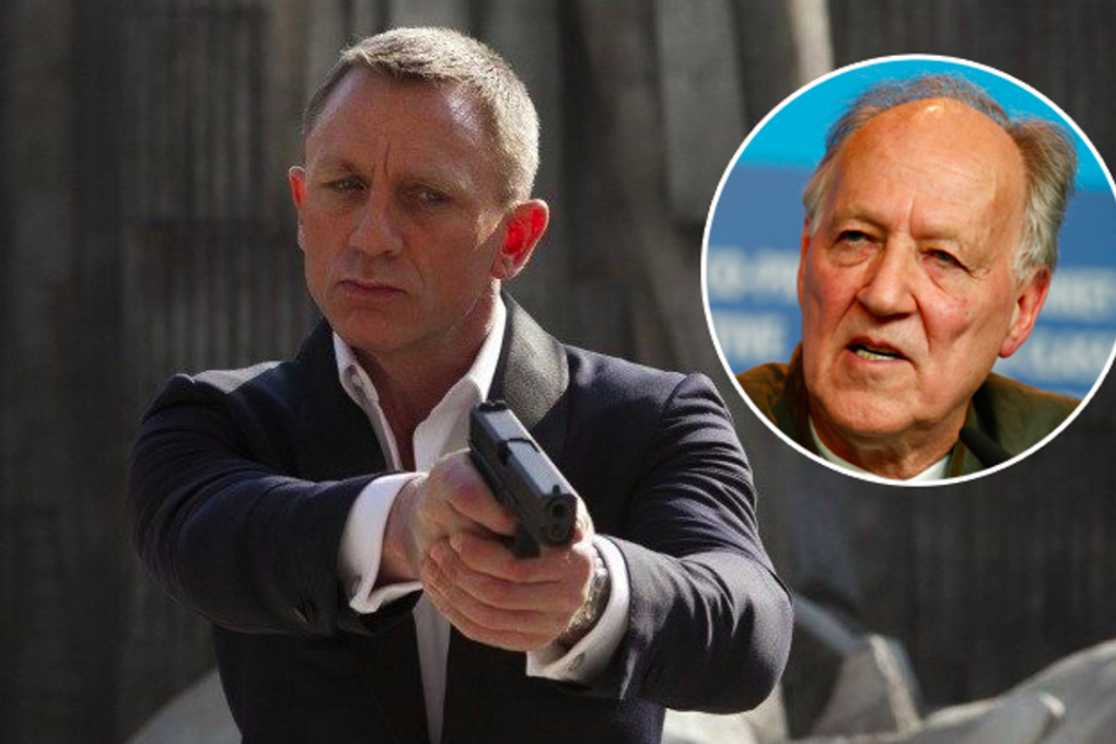 Herzog says villains were fairly weak in the last half-dozen James Bond movies.