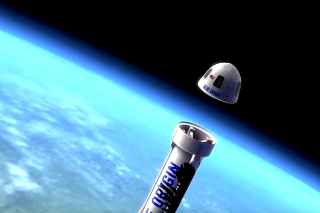 Amazon CEO Jeff Bezos founded rocket company Blue Origin. Photo: Blue Origin