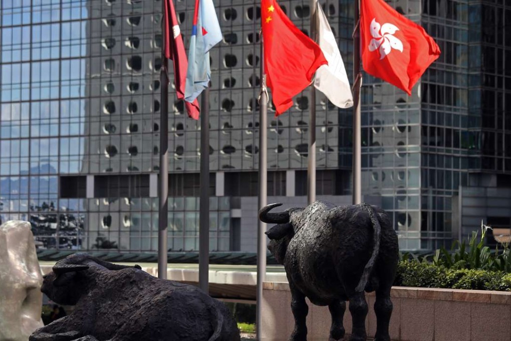 The exterior of the Hong Kong Stock Exchange in Central. Photo: Dickson Lee