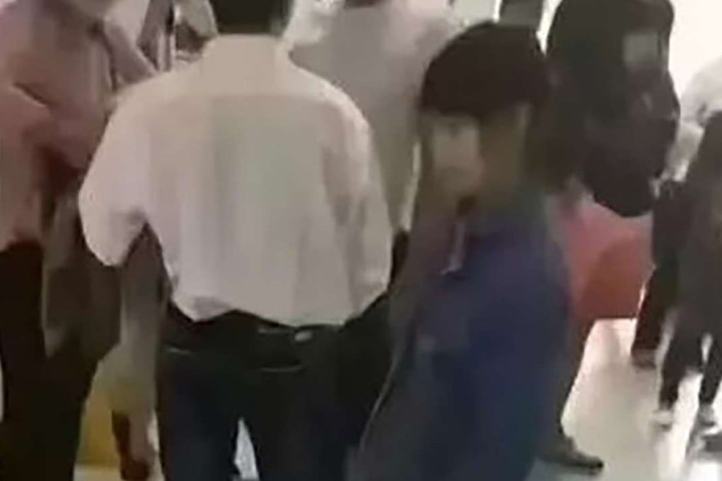 A photo of the girl taken by an onlooker at the hospital. Photo: SCMP Pictures