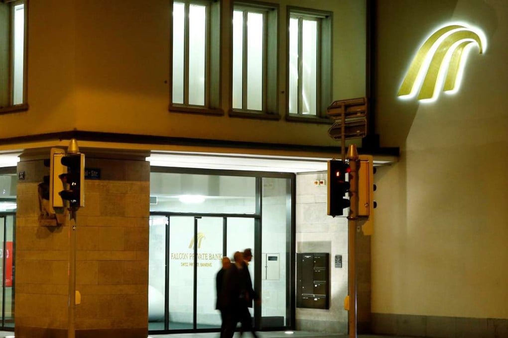 Swiss Falcon Private Bank headquarters in Zurich, Switzerland. Photo: Reuters