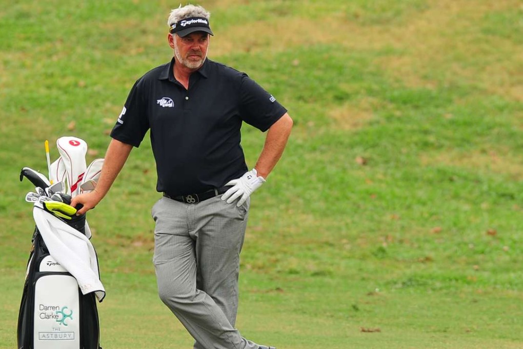 Darren Clarke on the course at the Macau Golf and Country Club on Wednesday. Photo: Asian Tour