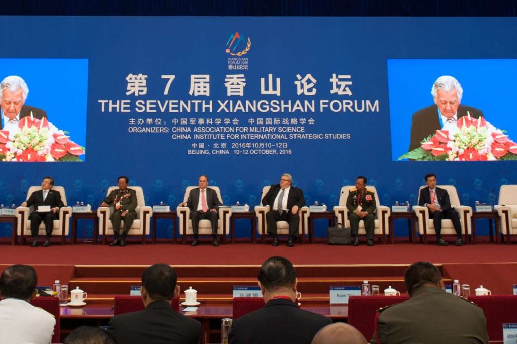 Former Australian prime minister Bob Hawke speaks at the Xiangshan Forum in Beijing. Photo: ImagineChina