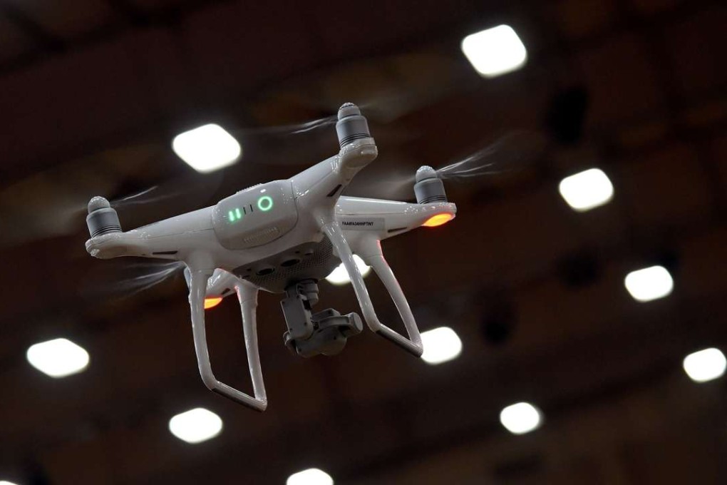 A DJI Phantom 4 drone. It's unclear what type of drone was used to attack French troops this month, but there has been a proliferation of the small remote-controlled aircraft on battlefields around the world. Photo: AFP