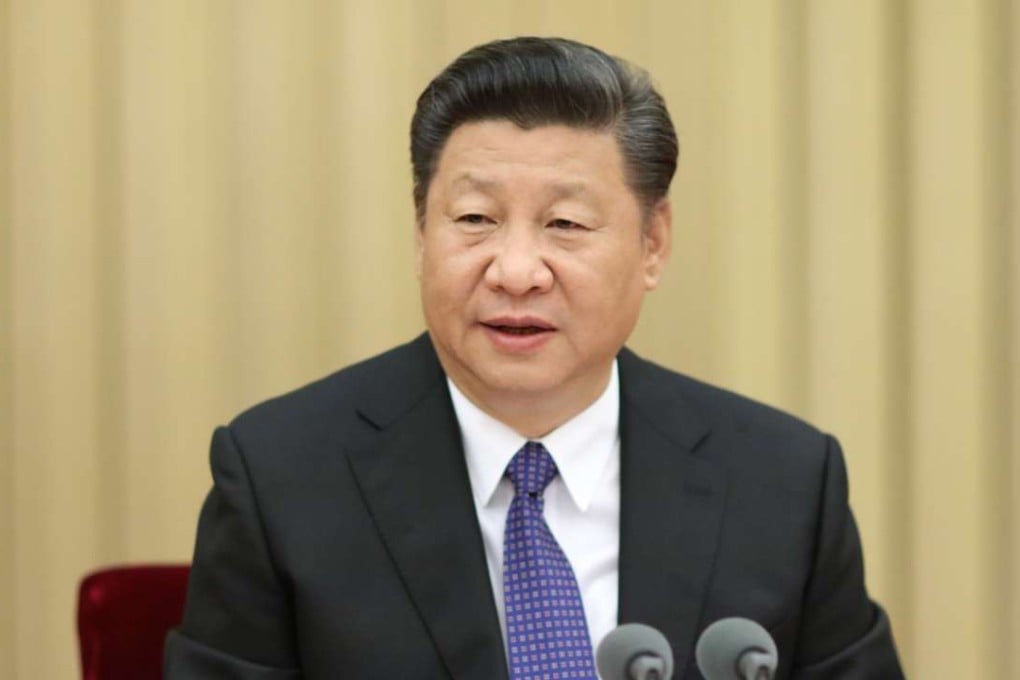 Chinese President Xi Jinping addresses a work conference on the role of the Communist Party within state-owned enterprises in Beijing on Tuesday. Photo: Xinhua