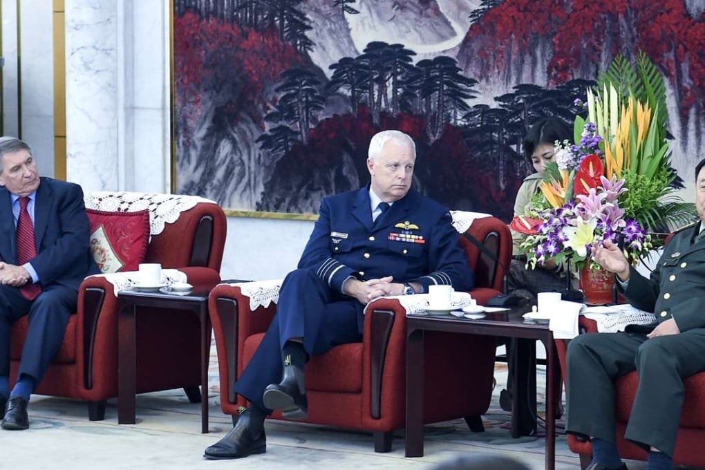Vice-chairman of China's Central Military Commission Fan Changlong (right) meets with Mark Binskin, chief of the Australian Defence Force (centre), and Dennis Richardson, secretary of Australia's Department of Defence, who were visiting for the 19th China-Australia Defence Strategic Dialogue in Beijing on Wednesday. Photo: Xinhua