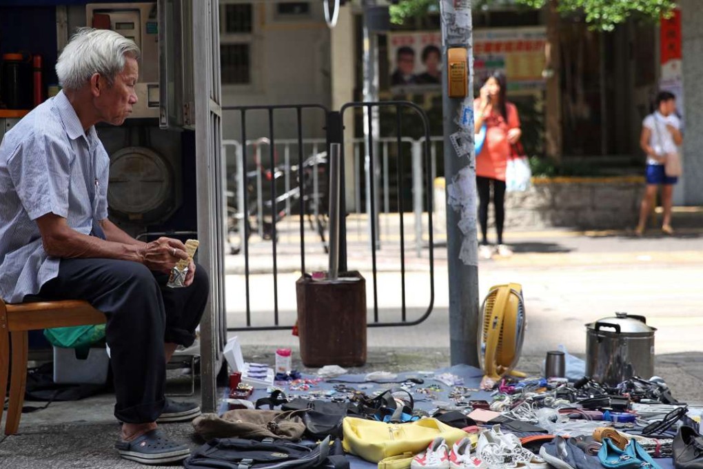 The number of poor people is still rising despite government efforts to tackle the problem. Photo: Sam Tsang