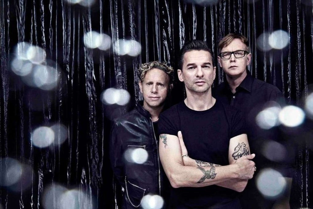 Martin Gore (left), Dave Gahan and Andy Fletcher of Depeche Mode, whose 14th studio album will appear next year.