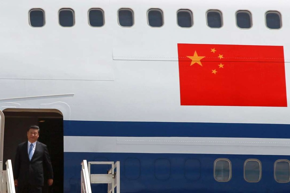 President Xi Jinping arrives in Phnom Penh, Cambodia, on Thursday. Photo: Reuters