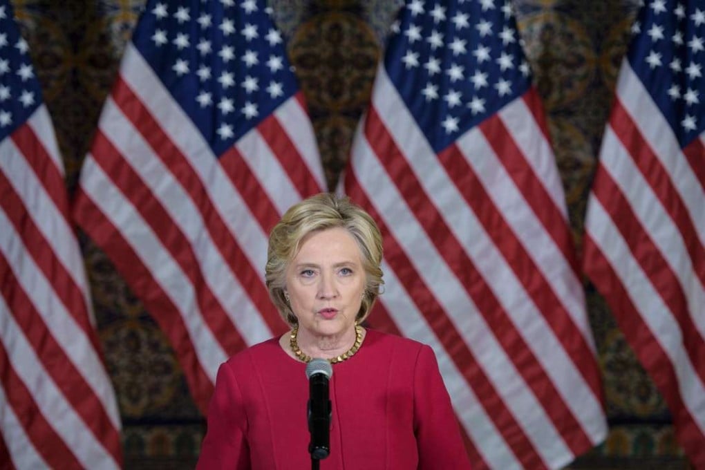 Democratic presidential nominee Hillary Clinton addresses a voter registration rally at Zenbo Shrine in Harrisburg, Pennsylvania. Photo: AFP
