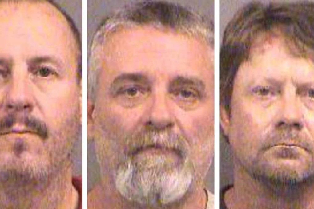Three arrested for terror plot: Curtis Allen, Gavin Wright, Patrick Eugene Stein. Photos: AP