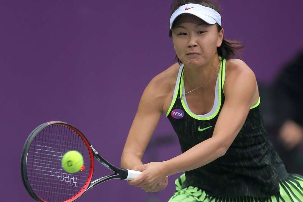 Peng Shuai of China. Photo: AFP
