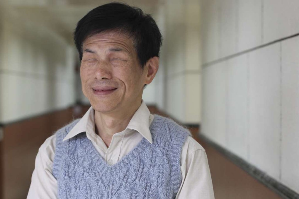 Hong Kong Blind Union president Chong Chan-yau in Cheung Sha Wan. Photo: May Tse