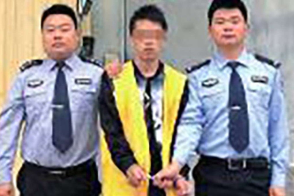 The suspect in the case, who allegedly stabbed his parents to death and then went to an internet bar to play computer games. Photo: SCMP Pictures