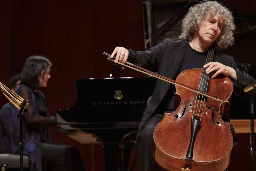 Connie Shih and Steven Isserlis perform at the University of Hong Kong.