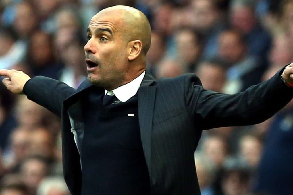 Manchester City's manager Pep Guardiola during the English Premier League soccer match between Manchester City and Everton at the Etihad Stadium, Manchester, Britain, 15 October 2016. EPA/Nigel Roddis