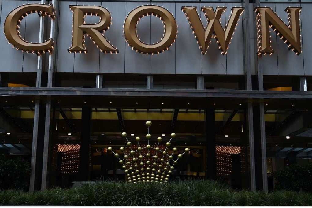 A Crown casino in Melbourne. Australian diplomats have visited two of three Australian staff of the company detained in China and asked to visit the third. Photo: AFP