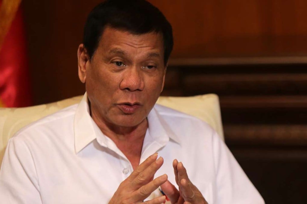 Philippine President Rodrigo Duterte will hold talks with President Xi Jinping on Thursday. Photo: Xinhua