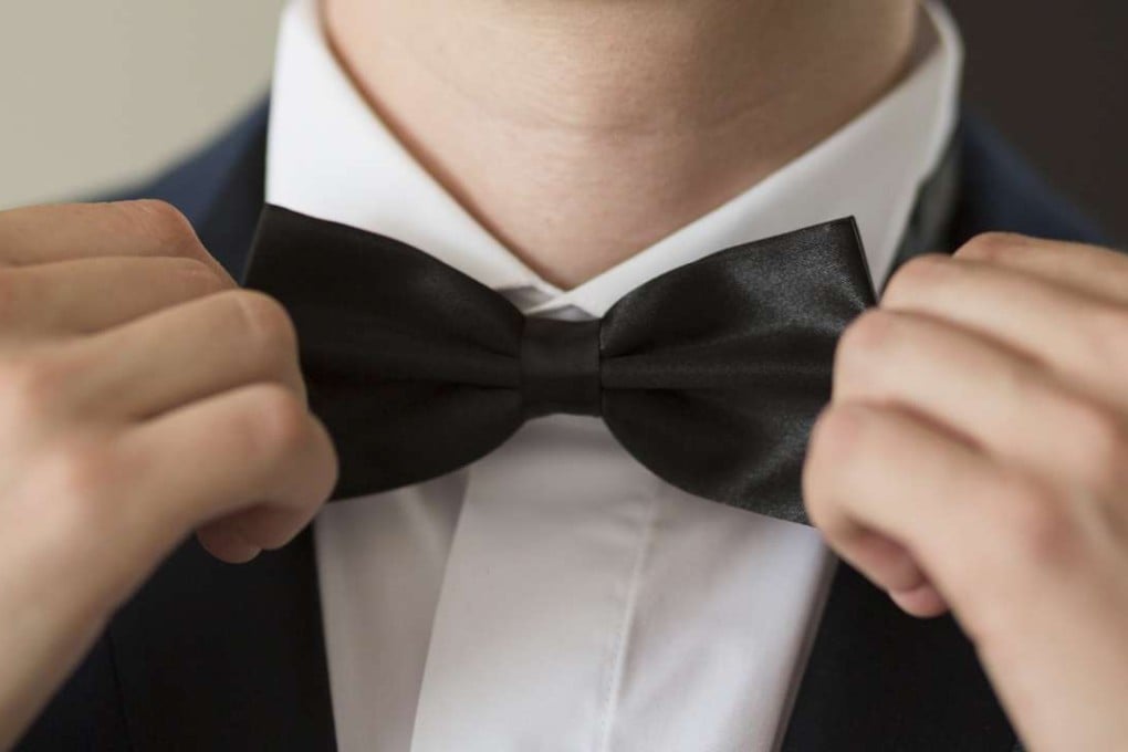 A bow-tie indicates a formal occasion.
