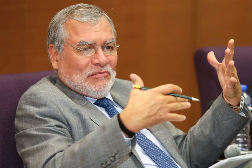 Transparency International’s Jose Carlos Ugaz called the lawyer’s letter sent to Apple Daily ridiculous. Photo: Xiaomei Chen