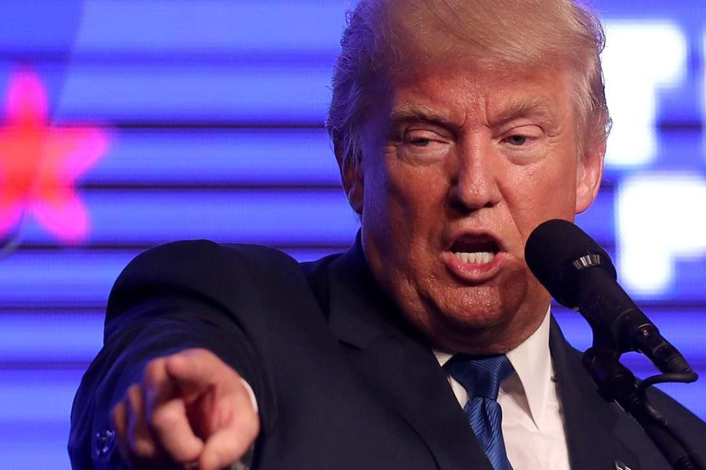 The simple choice of words and short sentences of US Republican presidential candidate Donald Trump were initially admired by English-language students in China, but his bragging about groping women hit his popularity. Photo: AFP