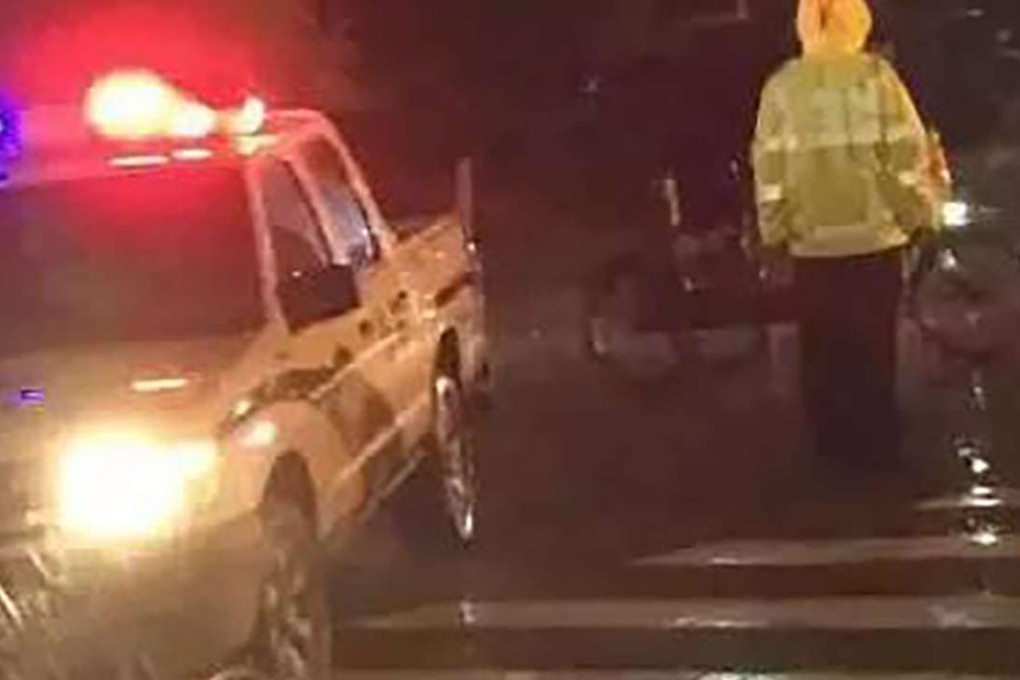 The scene of the fatal accident in Zhejiang province. Photo: Thepaper.cn