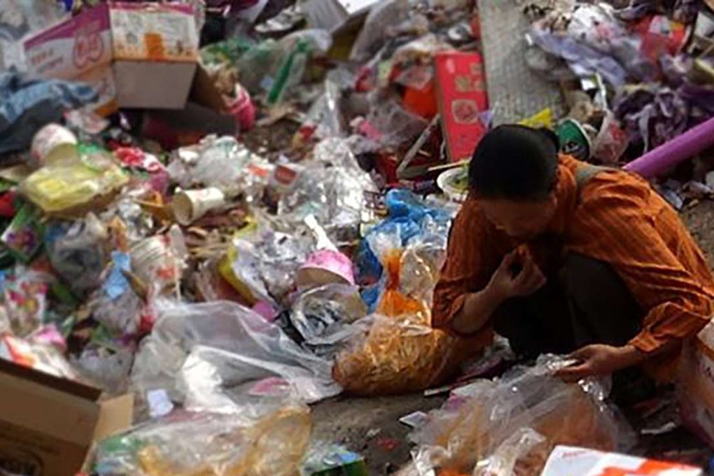 It is not known why so much food was thrown out by the warehouse in Wuhan. Photo: SCMP Pictures