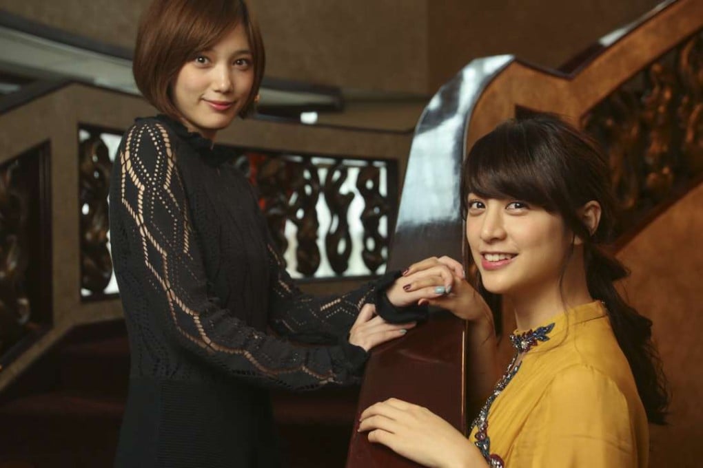 Night’s Tighrope stars Tsubasa Honda (left) and Mizuki Yamamoto pictured at The Langham Hong Kong. Photo: Chen Xiaomei