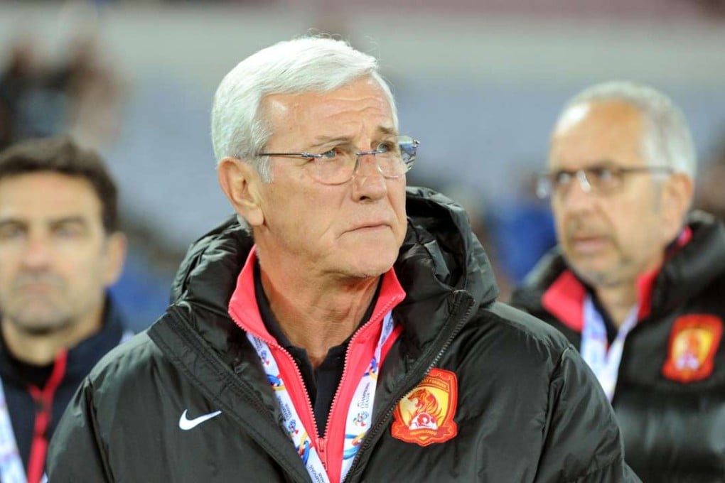 Guangzhou Evergrande head coach Marcello Lippi in 2014. AFP PHOTO / TOSHIFUMI KITAMURA