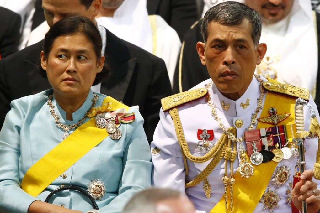 Crown Prince Maha Vajiralongkorn (right) and Princess Maha Chakri Sirindhorn. Photo: EPA