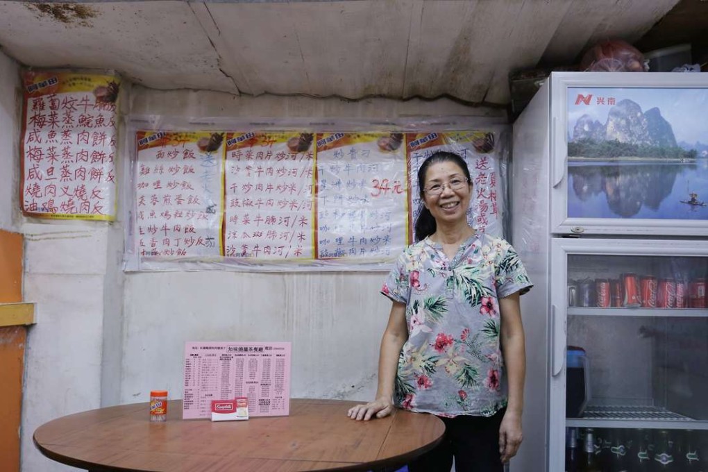 Mrs Kwok, owner of Chee Mei Ho Sik Centre cha chaan teng in Chun Tin Street, To Kwa Wan. Photos: Jonathan Wong