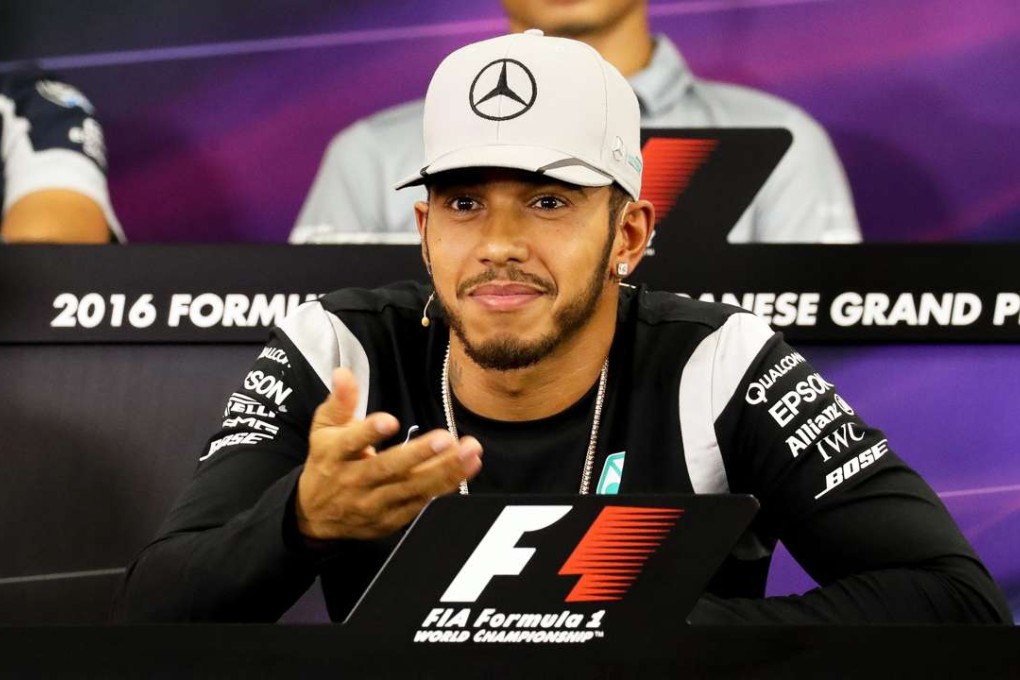 Lewis Hamilton was criticised over his behaviour during a press conference ahead of the Japanese Formula One Grand Prix in Suzuka, Japan. Photo: EPA