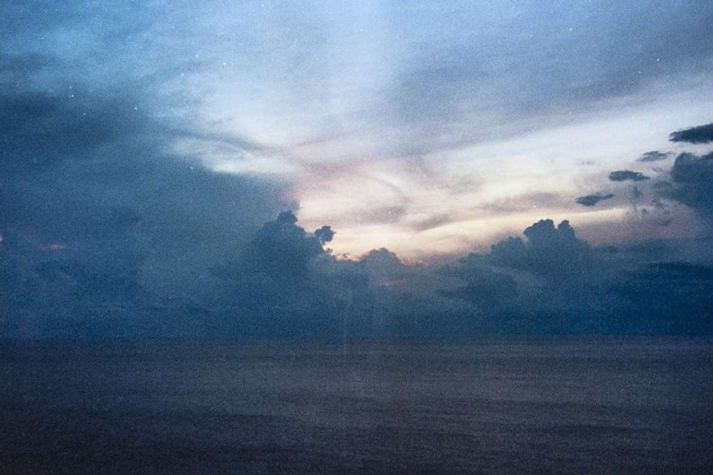 The Saddest Sunset (2016) trilogy of photographs.