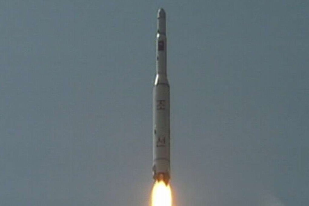A North Korean Musudan-ri being launched in 2009. The United States and South Korea said they detected a failed North Korean missile launch on Thursday. File photo: AP