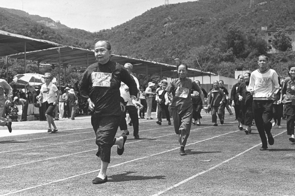 Exercise, such as this race for the elderly in Hong Kong, helps stem memory loss. Photo: Chan Kiu