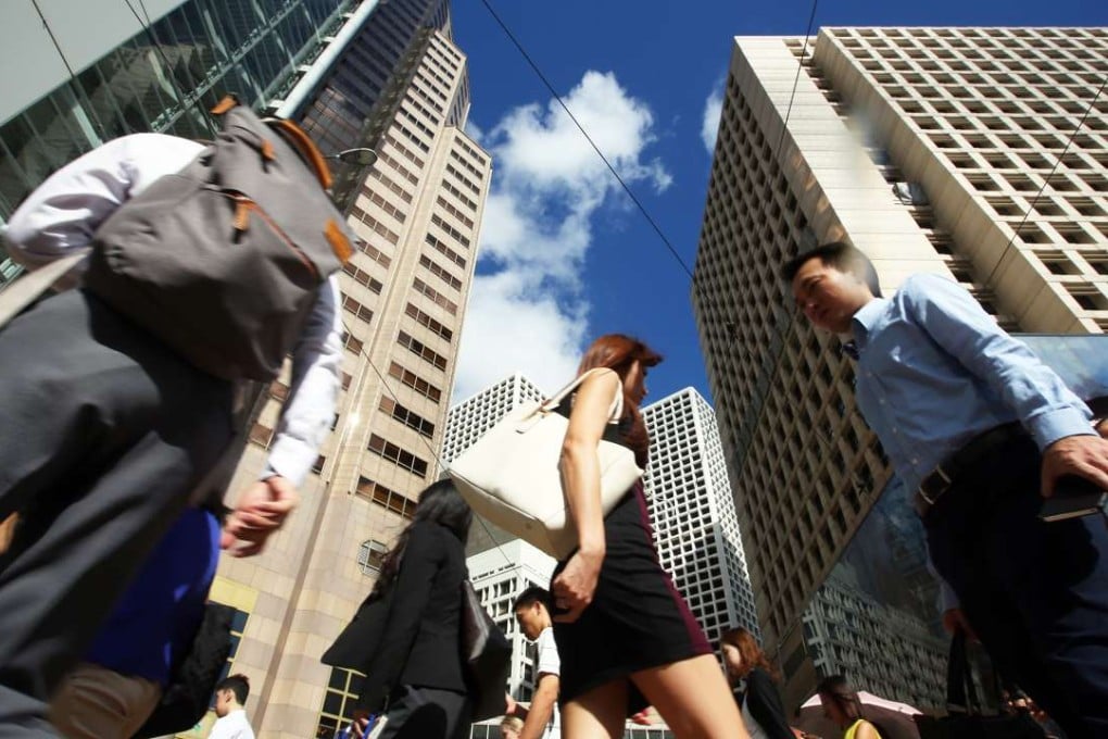 With slowing GDP, falling inbound tourism trade and the retail sector suffering, experts say employees should expect a lower pay rise next year. Photo: Edward Wong