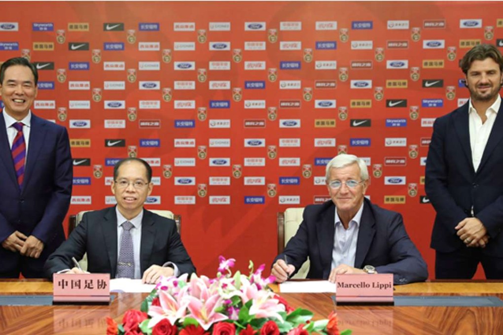 Marcello Lippi is appointed as the new China coach. Photo: Chinese Football Association
