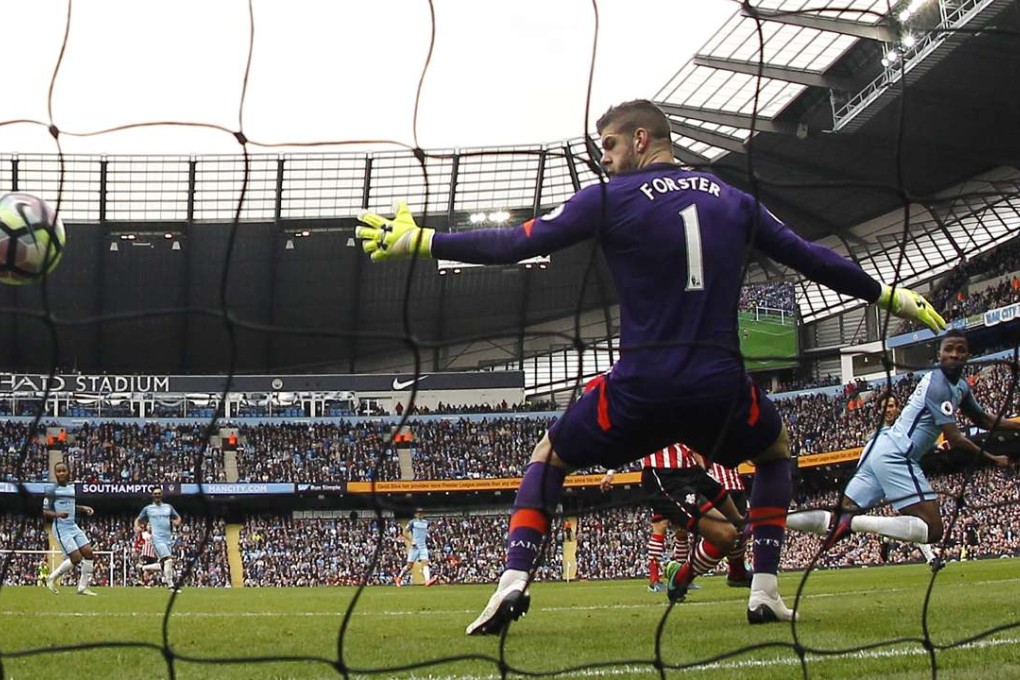Manchester City's Kelechi Iheanacho scores the equaliser. Photo: Reuters