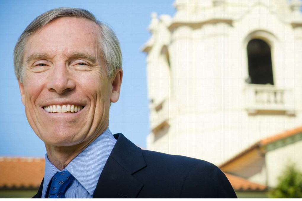 Pomona College president David Oxtoby says universities should not have political stances. Photo: SCMP Pictures