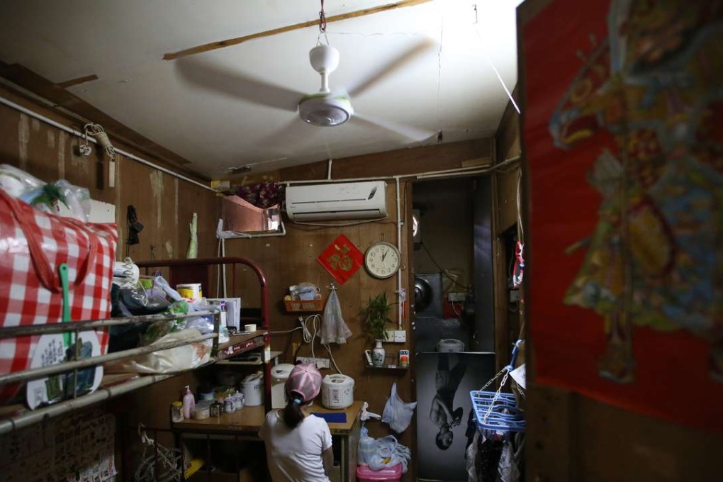 The rooftop shack in Kwun Tong that must be cleared by the end of the year. Photo: Sam Tsang