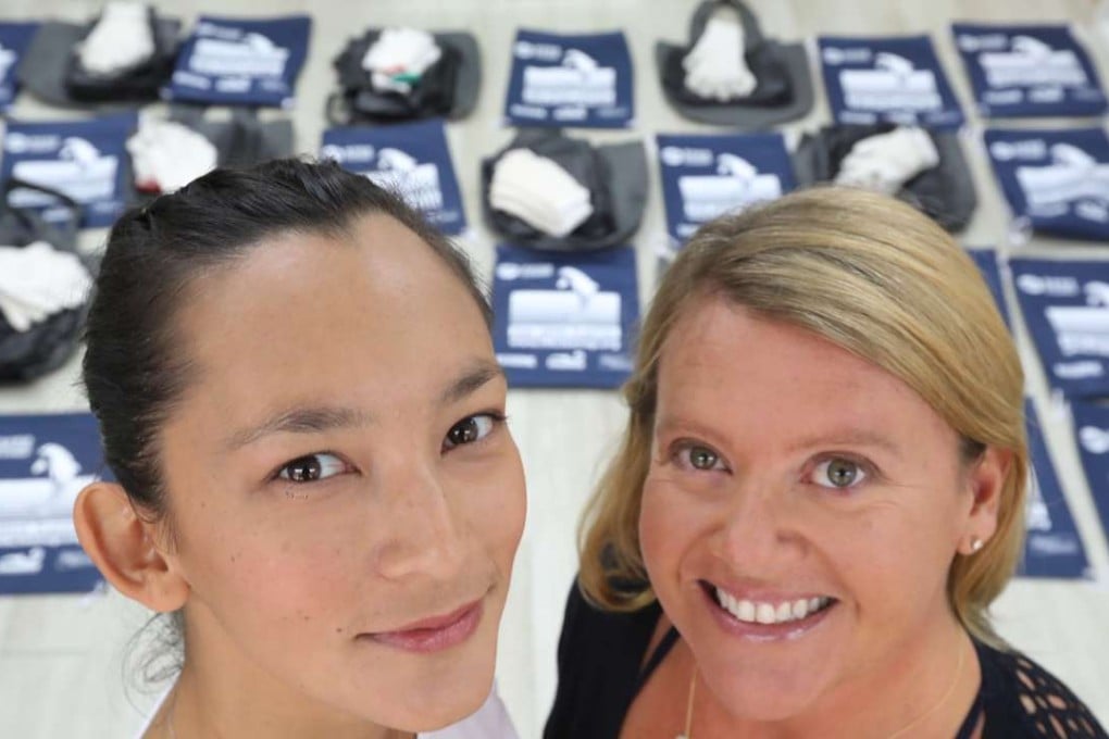 Nissa Marion and Lisa Christensen of Ecozine are behind the annual Hong Kong Clean-up Challenge. Photo: Edward Wong