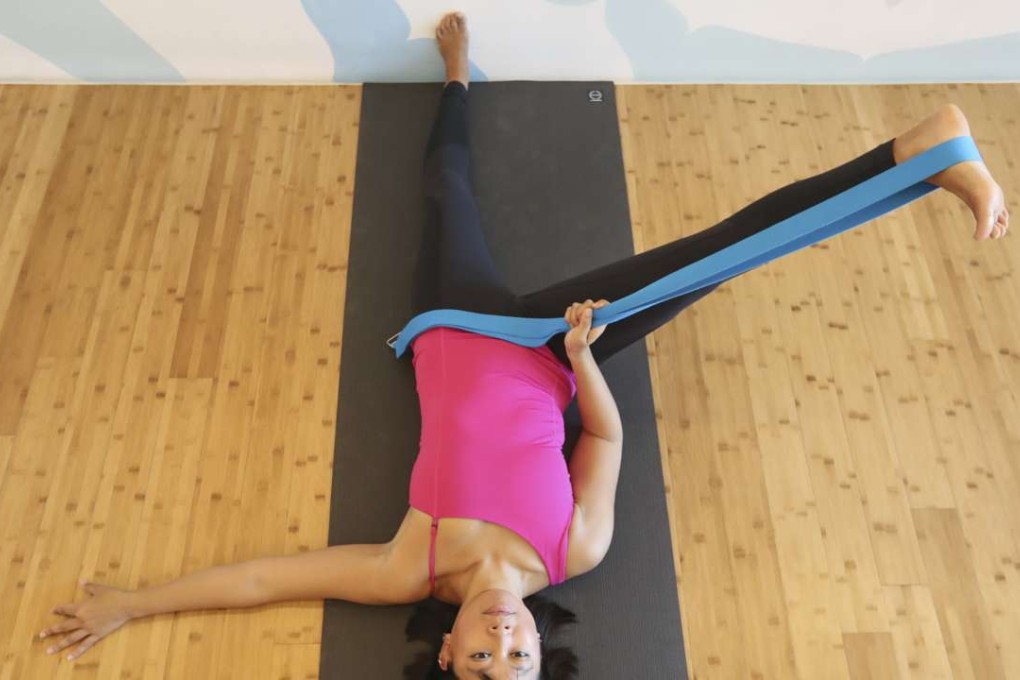 Yoga practitioner Ananda Tinio at Pure Yoga. Photos: Edward Wong