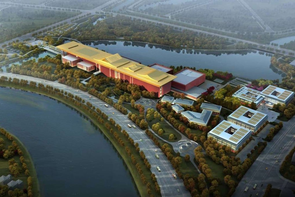 An artist’s impression of the new Palace Museum, which will be built in a park area 25km north of Beijing’s existing Palace Museum. Photo: SCMP Pictures