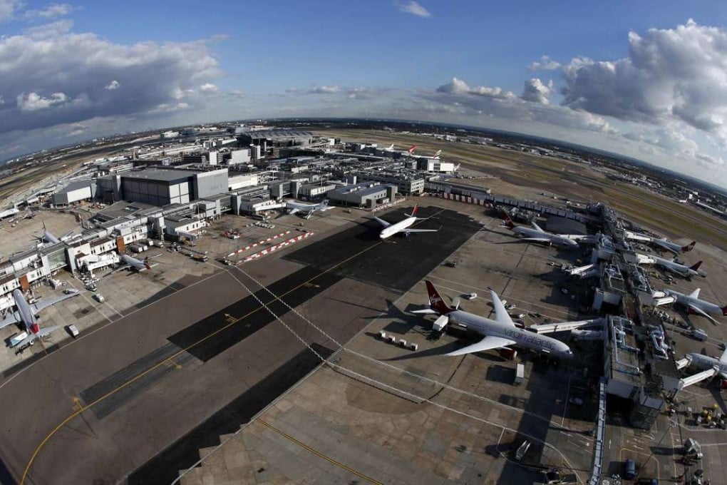 Terminals 1,2 and 3 at Heathrow Airport near London. Photo: Reuters