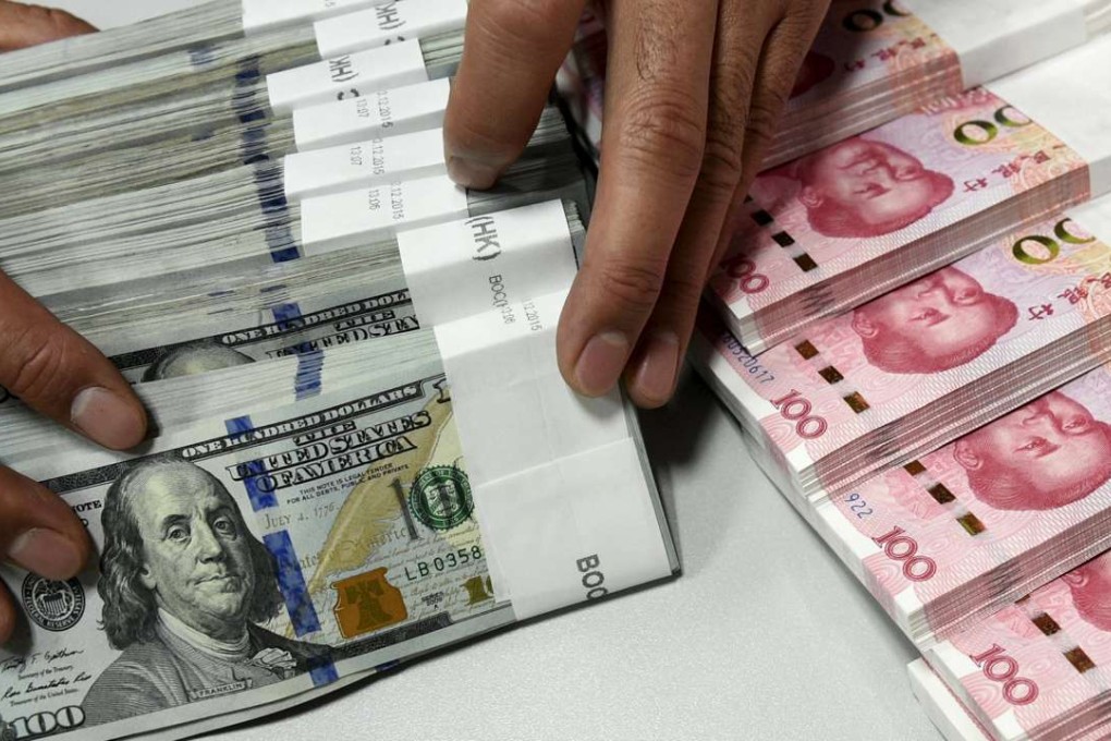 The Chinese currency has fallen more than 1.5 per cent in value against the US dollar over the past fortnight. Photo: Reuters