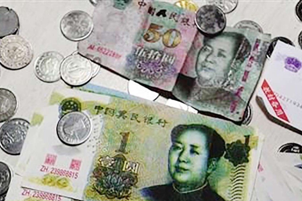 Fake money used as fares included game coin tokens and iron rings. Photo: SCMP Pictures
