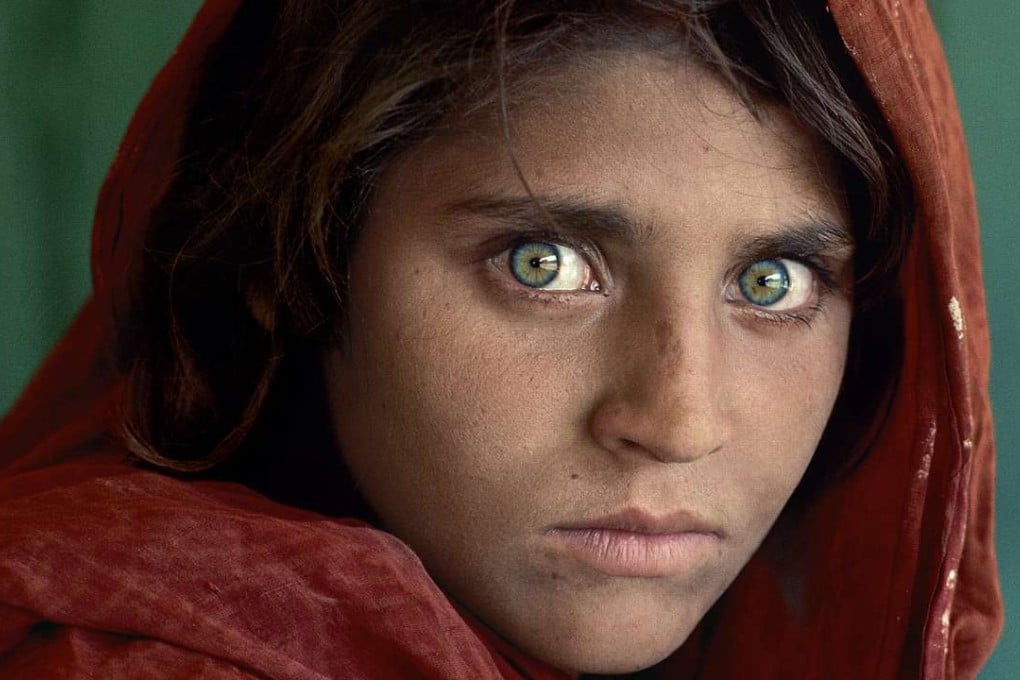 This famous photo of Sharbat Gula, otherwise known as the ‘Afghan Girl’, was taken in a Pakistan refugee camp in 1984. Photo: Steve McCurry