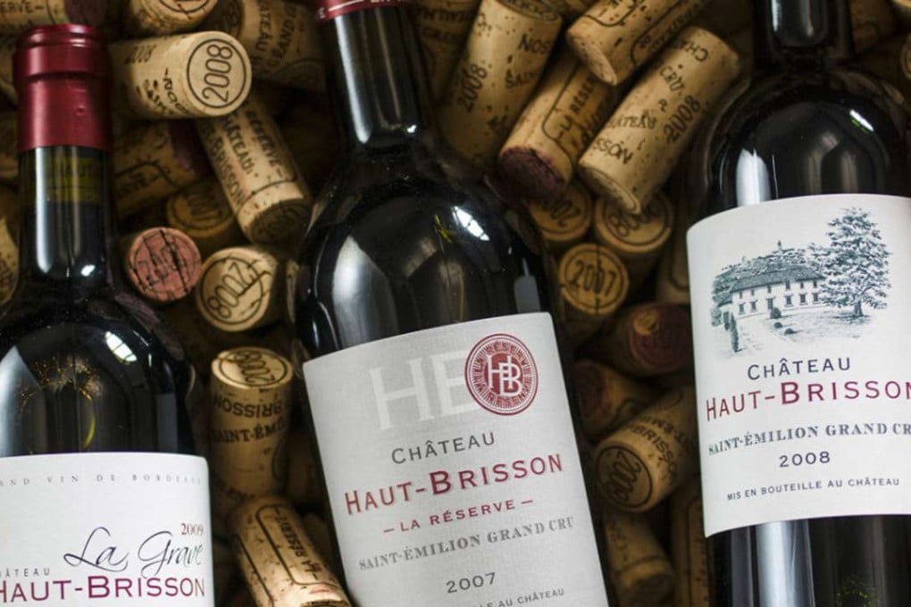 Wines from Château Haut-Brisson. Photo: Château Haut-Brisson