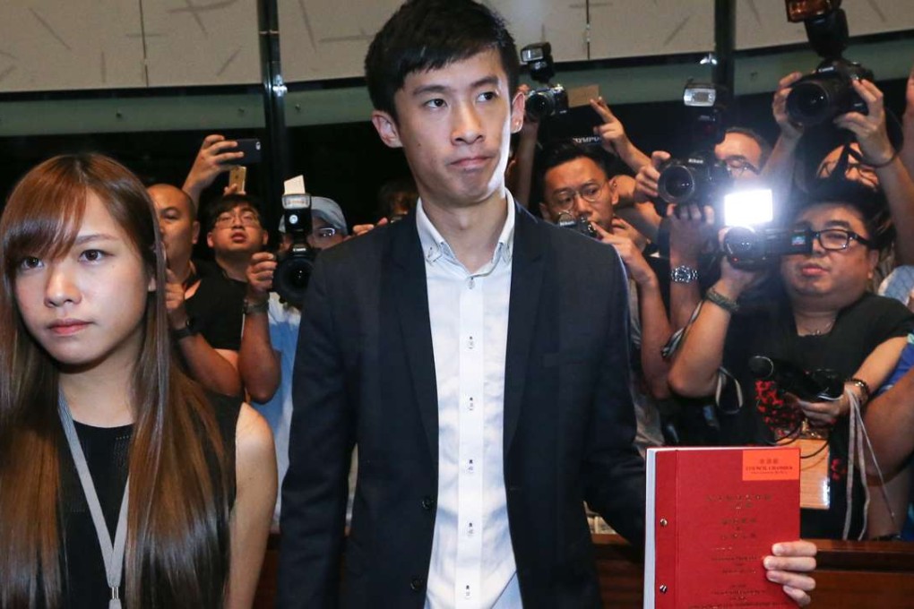 Younspiration’s Sixtus Baggio Leung Chung-hang and Yau Wai-ching. Photo: Sam Tsang