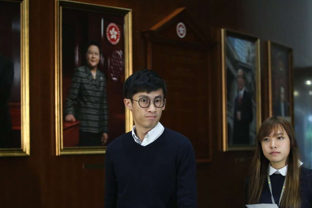 Sixtus Baggio Leung Chung-hang and Yau Wai-ching. Photo: Sam Tsang